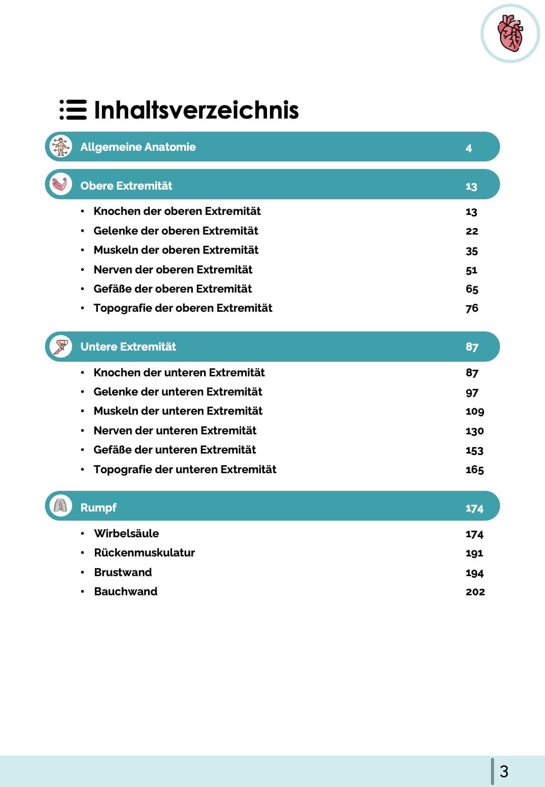 Anatomie-Skript - Allgemeine Anatomie und Bewegungsapparat